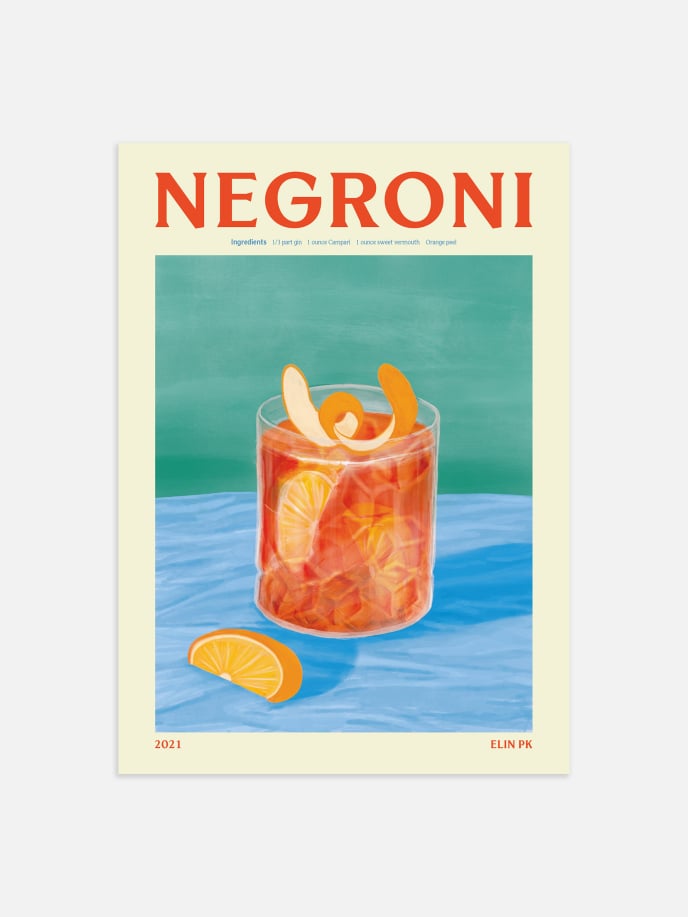 Negroni Drink Plakat