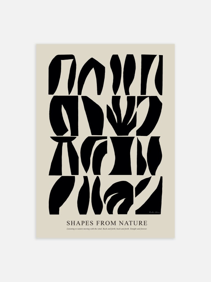 Shapes From Nature No.1 Plakat