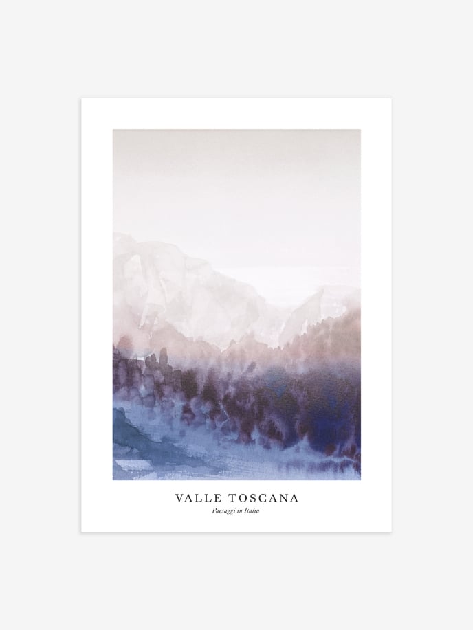 Valle Toscana Poster