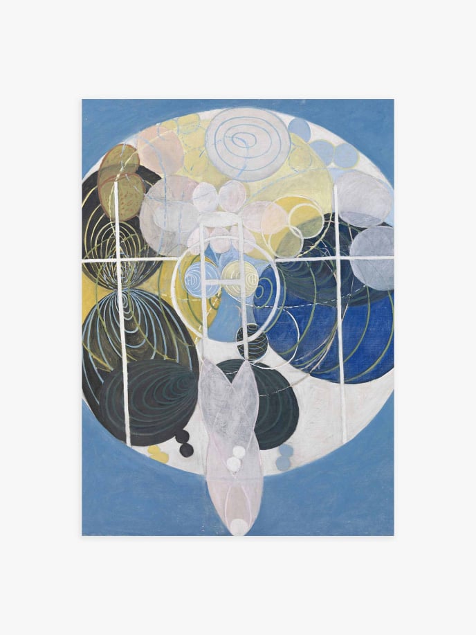The Large Figure Paintings No.5 by Hilma Af Klint Poster