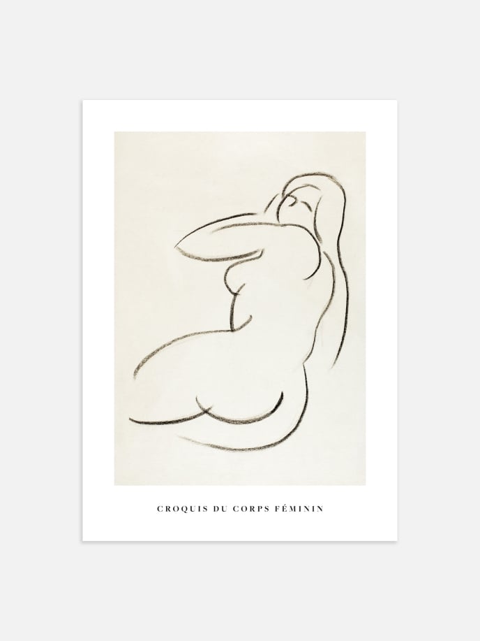 Nude Woman by Carl Newman Poster