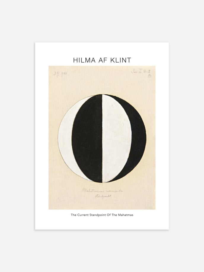 The Current Standpoint Of The Mahatmas Ver.2 by Hilma af Klint Póster