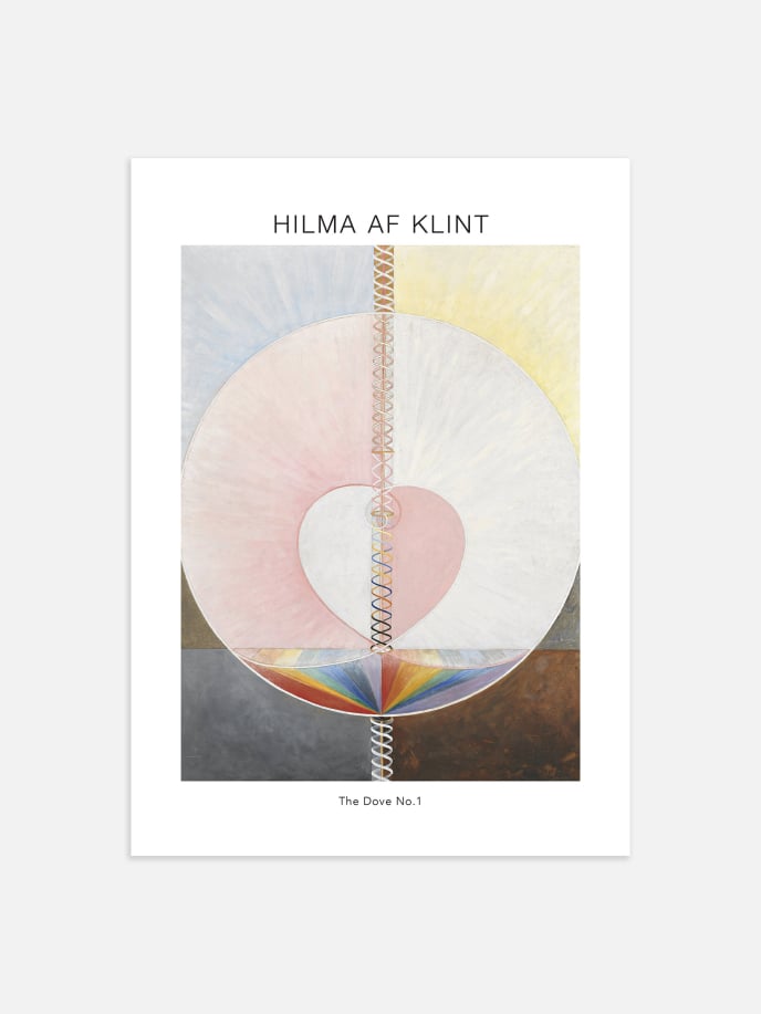 The Dove No.1 Ver.2 by Hilma Af Klint Poster