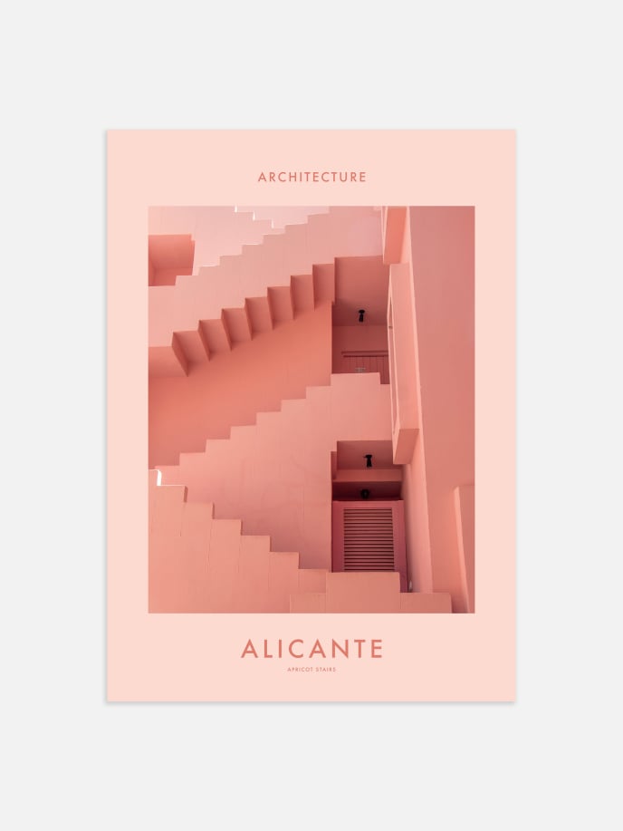 Apricot Stairs Poster