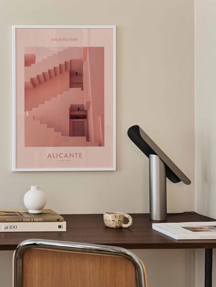 Apricot Stairs Poster