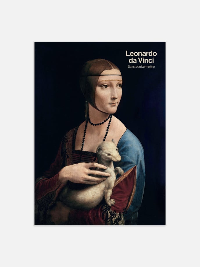 Dama con L-Ermellino by Leonardo da Vinci Poster