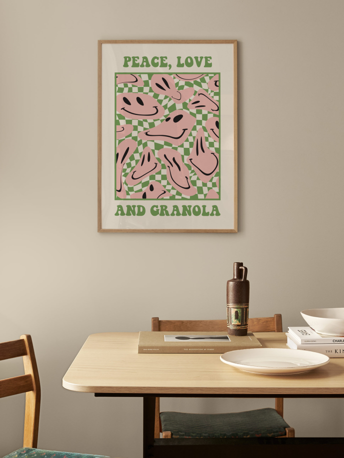 Peace Love And Granola Plakat