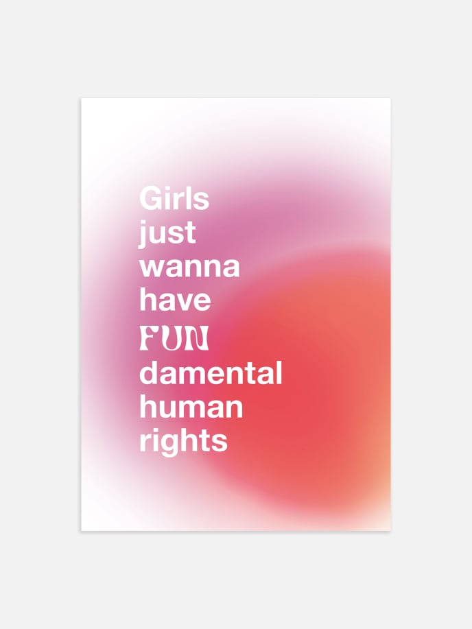 Girls Rights Plakat