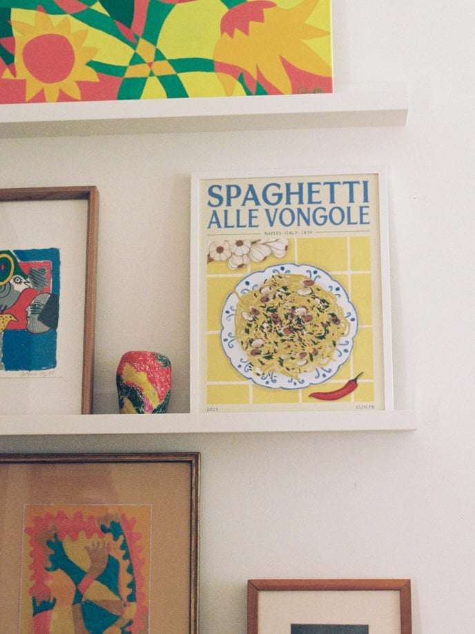 Spaghetti alle Vongole Plakat