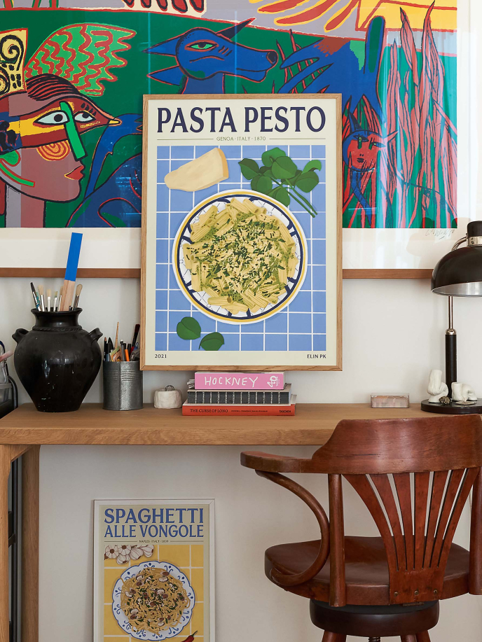 Pasta Pesto Plakat