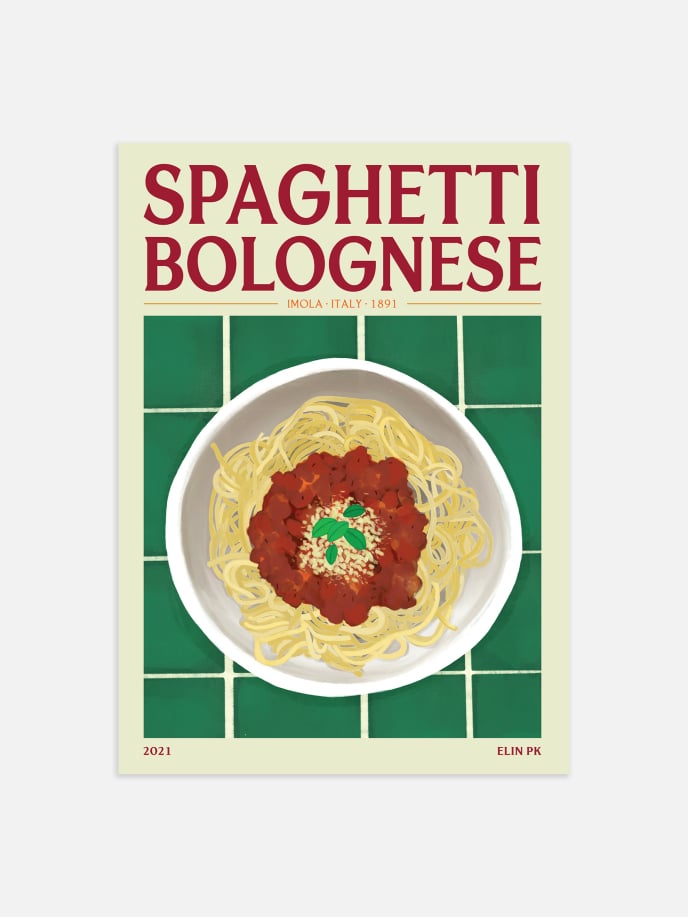 Spaghetti Bolognese Plakat