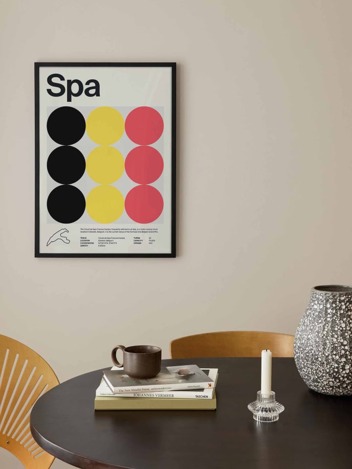 F1 Spa Poster