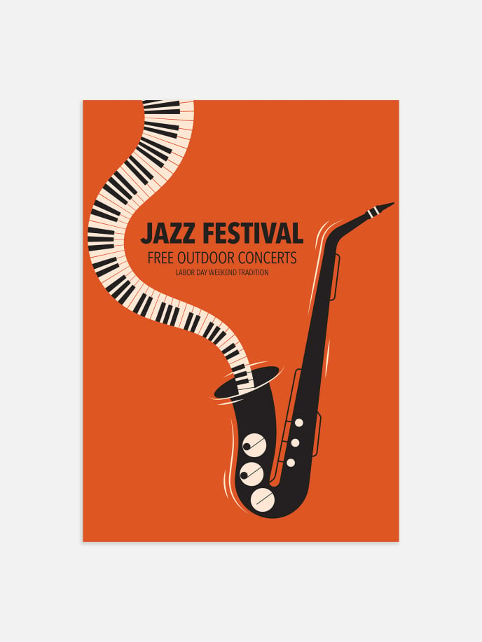 Outdoor Jazz Festival Poster