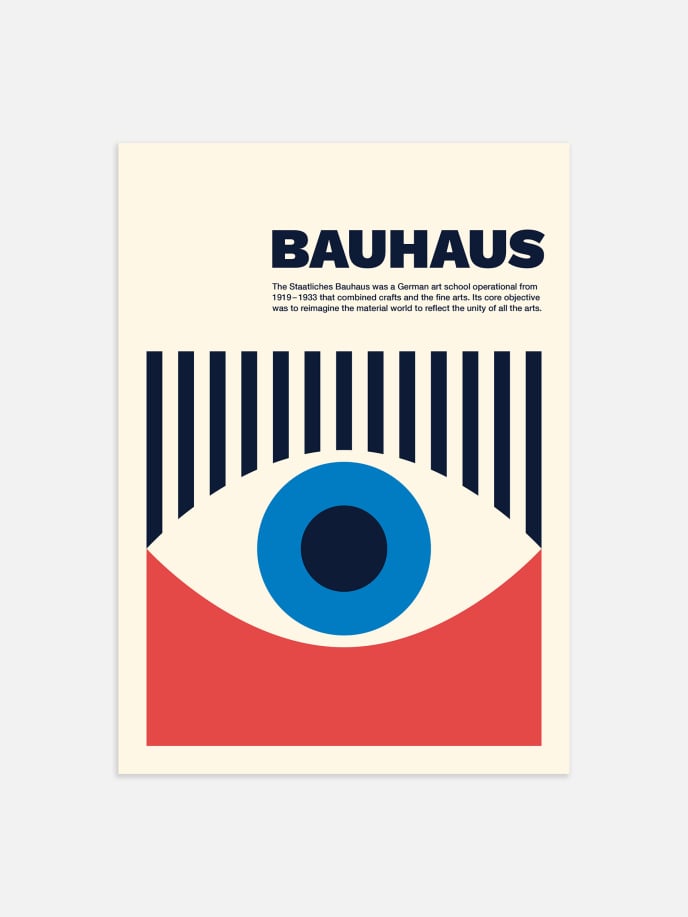 Bauhaus Eye Plakat