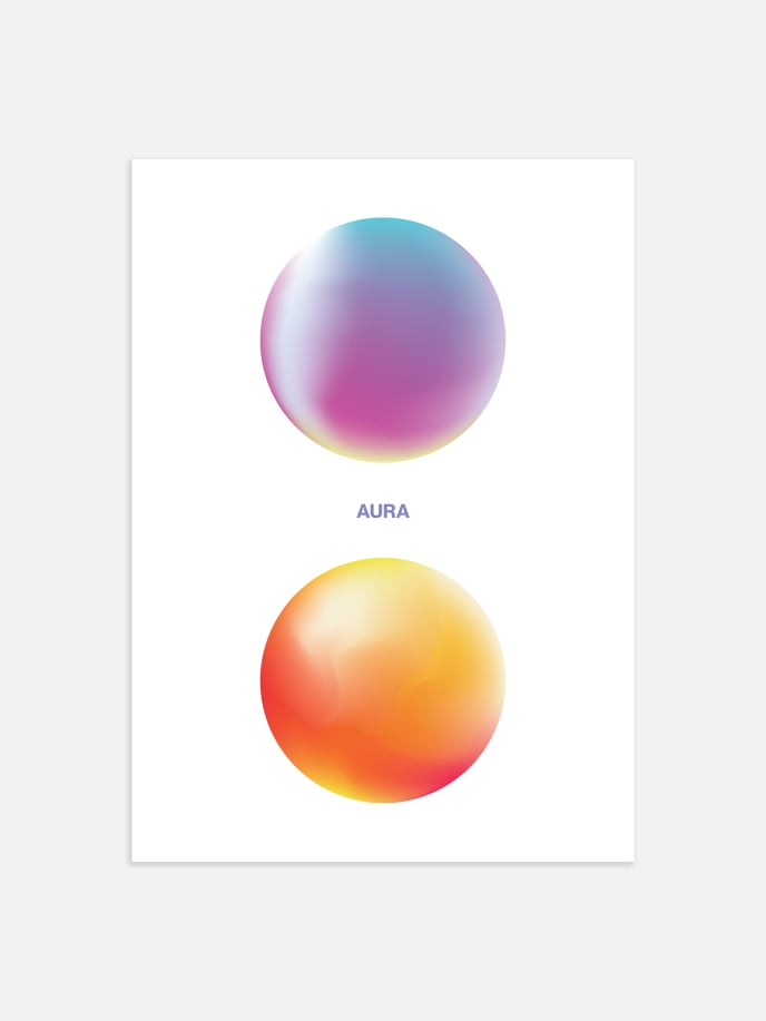 Aura Spheres Poster
