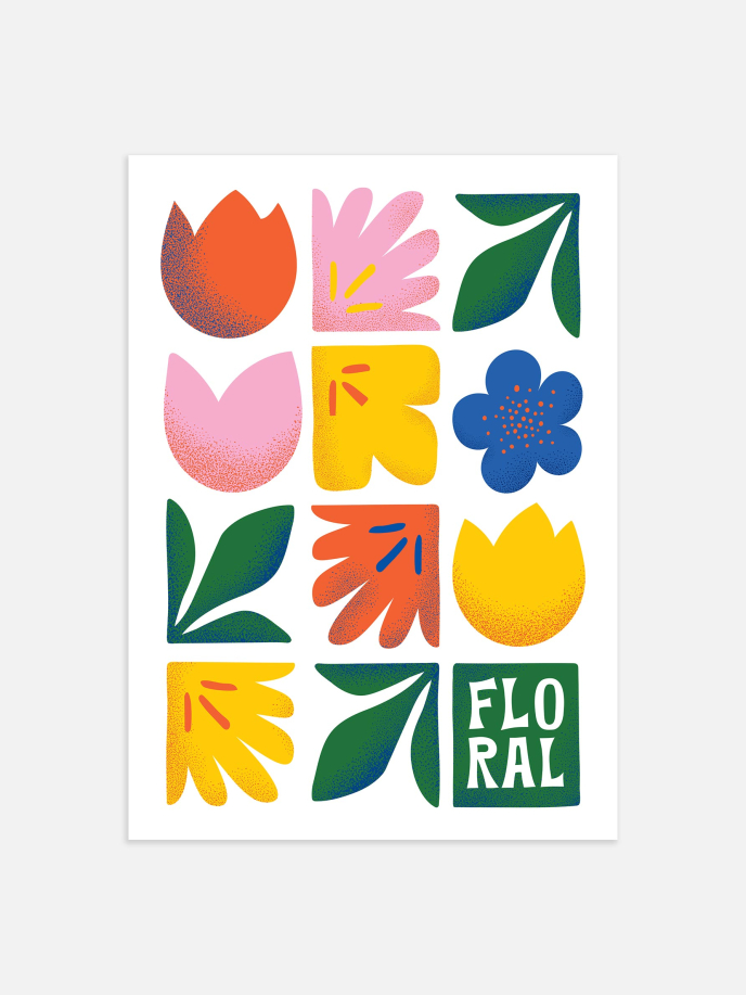 Floral Pattern Poster