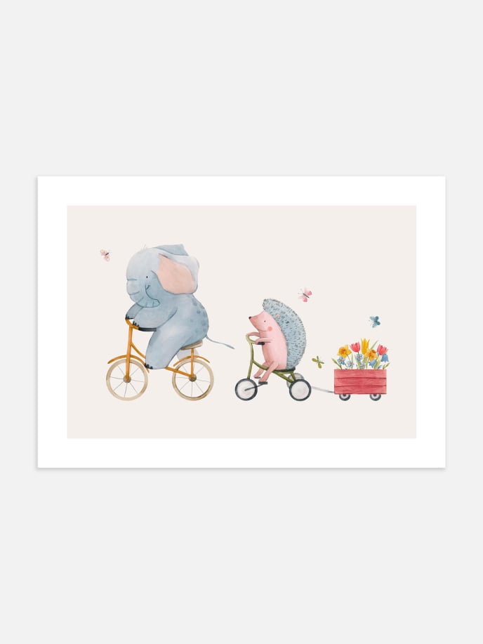 Bicycle Friends Poster