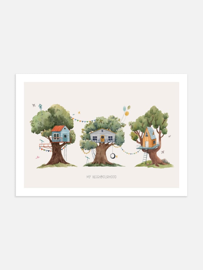 Tree House Neighbours Poster