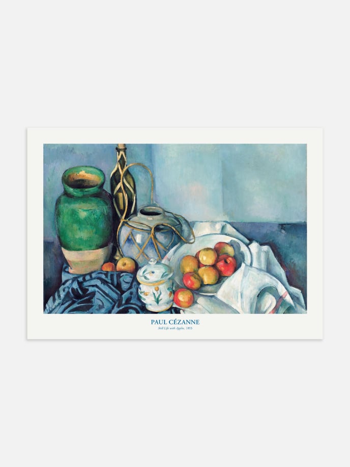 Still Life With Apples By ​​Paul Cezanne Plakat