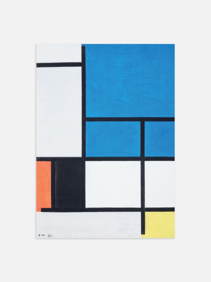Composition By Piet Mondrian Poster