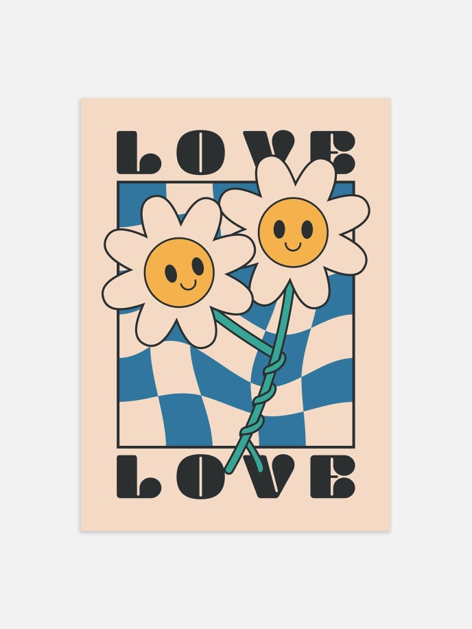 Flower Love Plakat