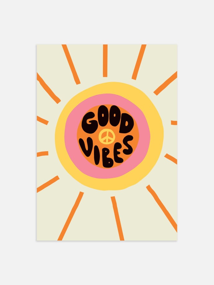 All Good Vibes Poster