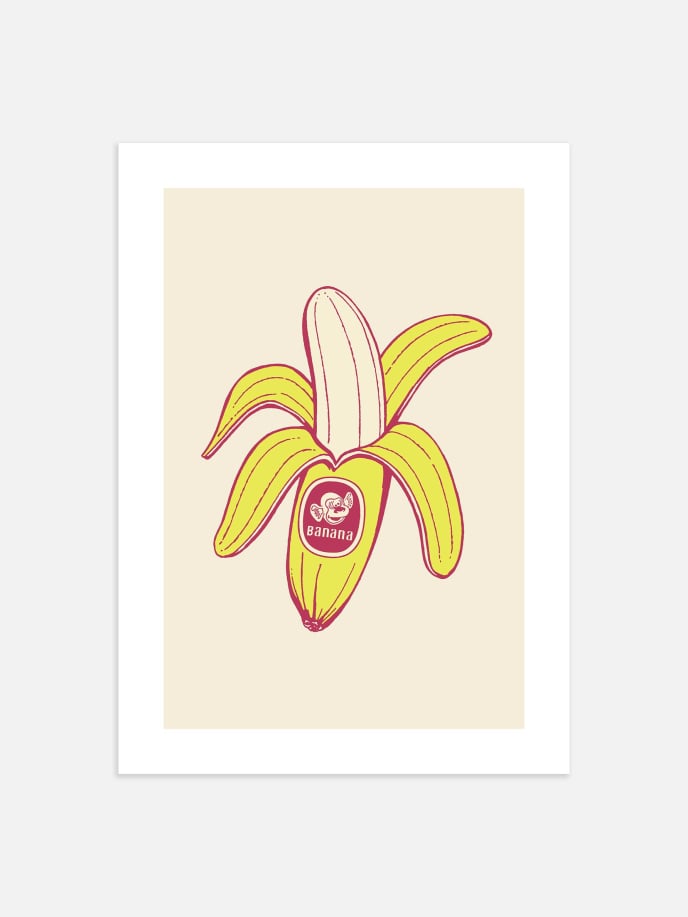 Eat a Banana Poster