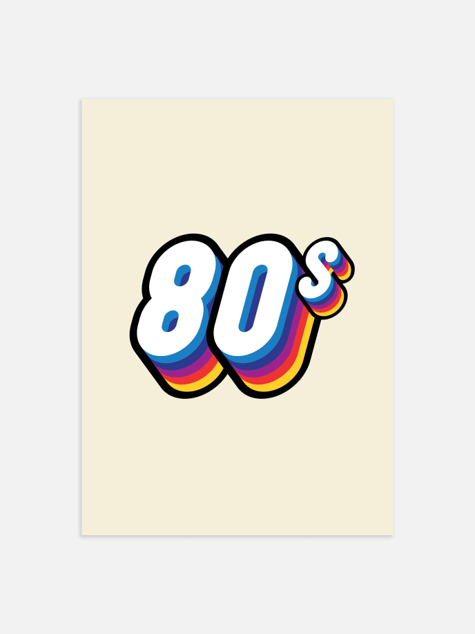 Retro 80s Poster