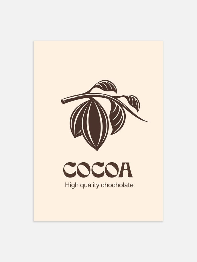 Cocoa Chocolate Poster