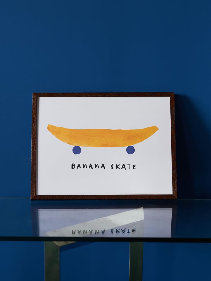 Banana Skate Poster
