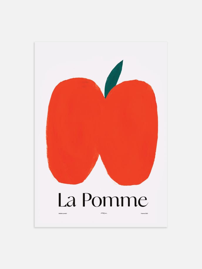La Pomme Poster