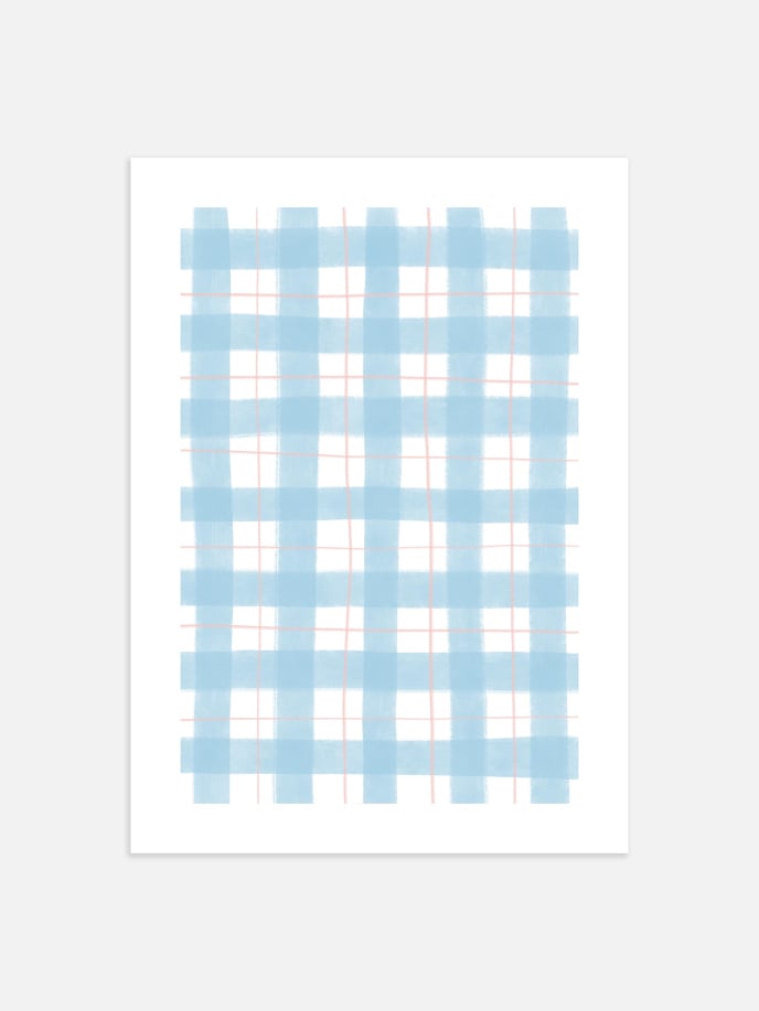 Checkered Sky Poster