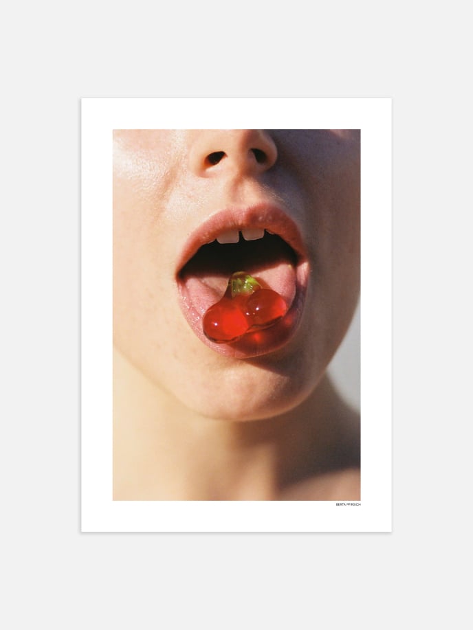 Cherry Mouth Poster