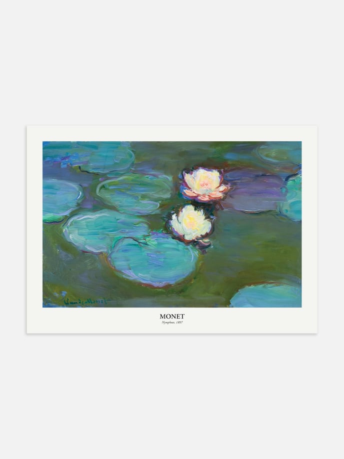 Nympheas by Claude Monet Juliste