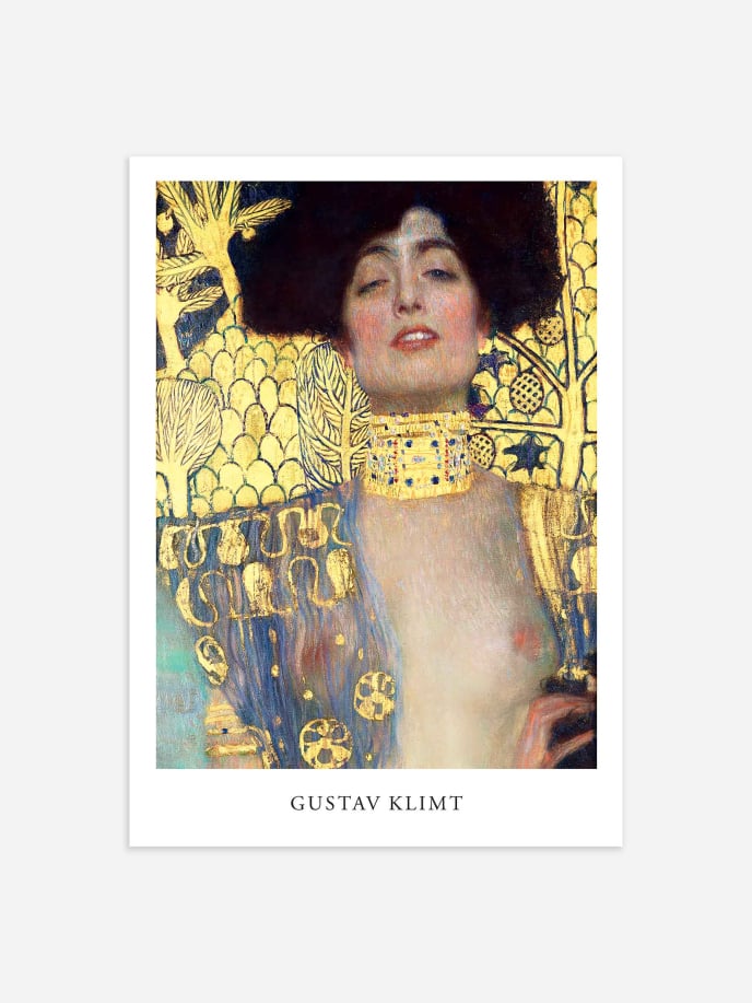 Judith and the Head of Holofernes by Gustav Klimt Poster