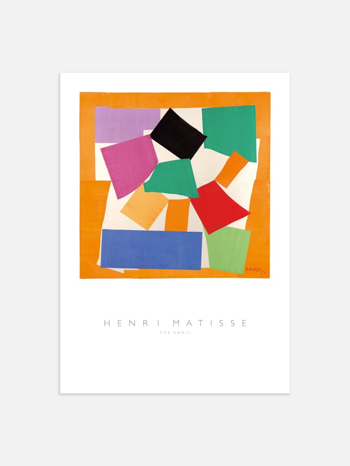 The Snail by Henri Matisse Plakat
