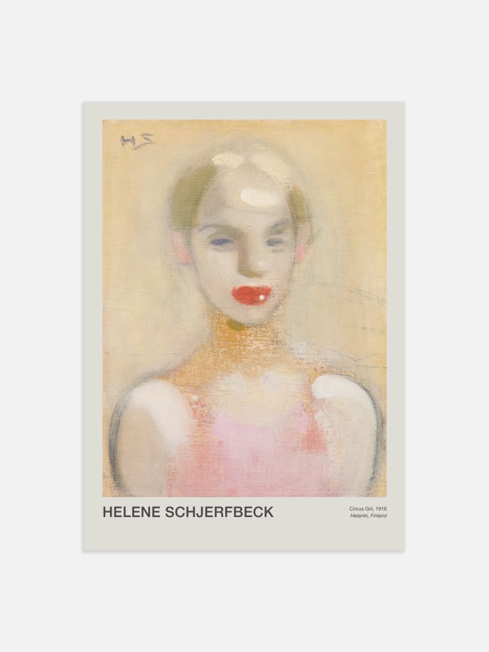 Circus Girl by H. Schjerfbeck Juliste
