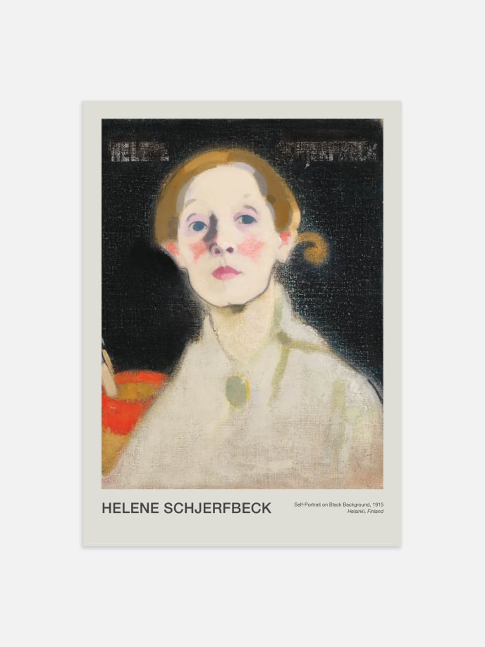 Self Portrait by H. Schjerfbeck Plakat