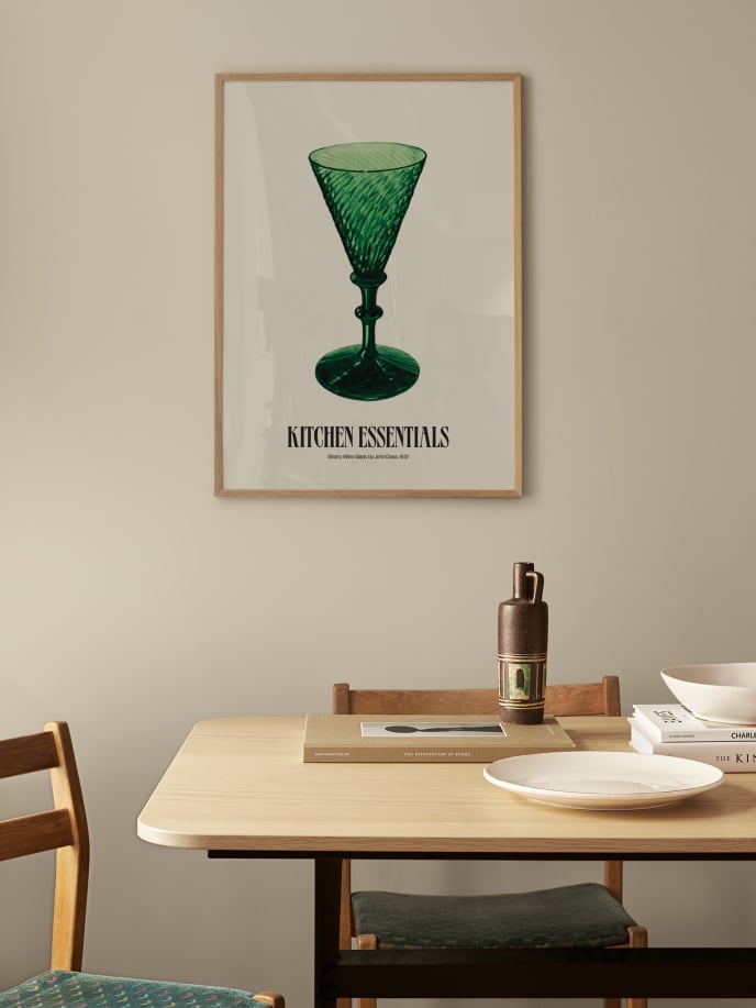 Sherry Wine Glass Poster