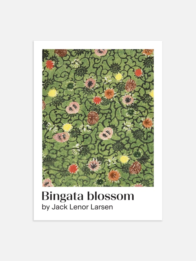 Bingata Blossom Poster