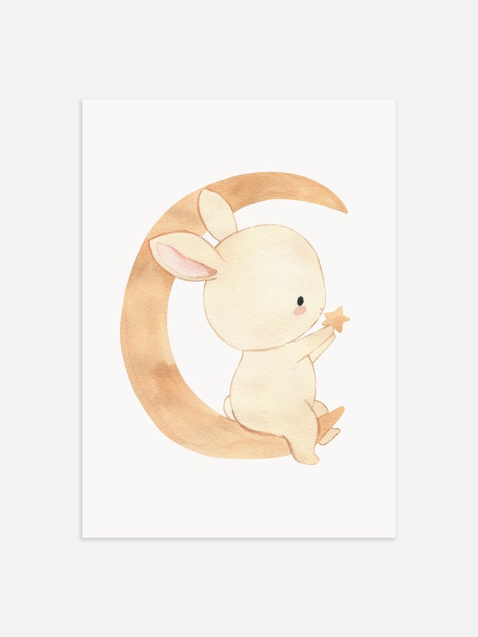 Bedtime Bunny Poster