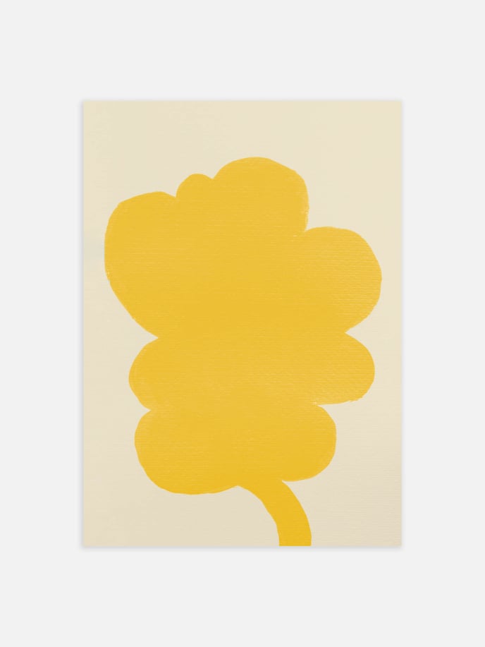 Yellow Leaf Poster