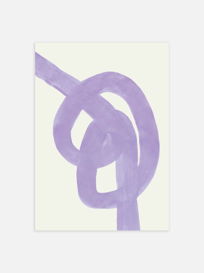 Purple Knot Plakat