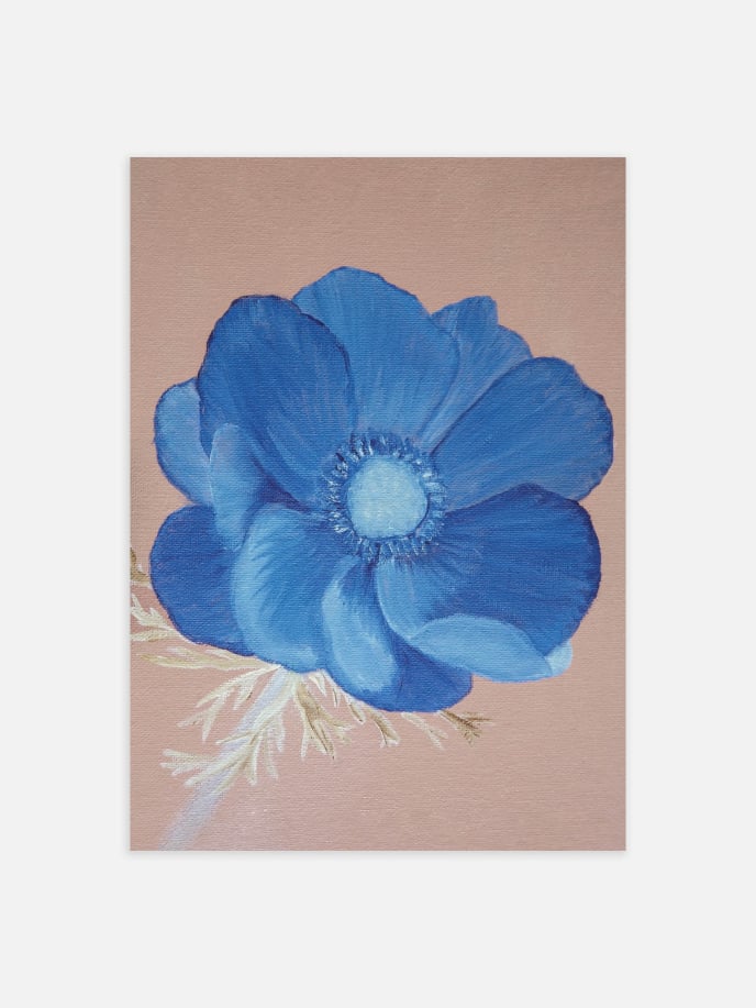 Blue Flower Plakat