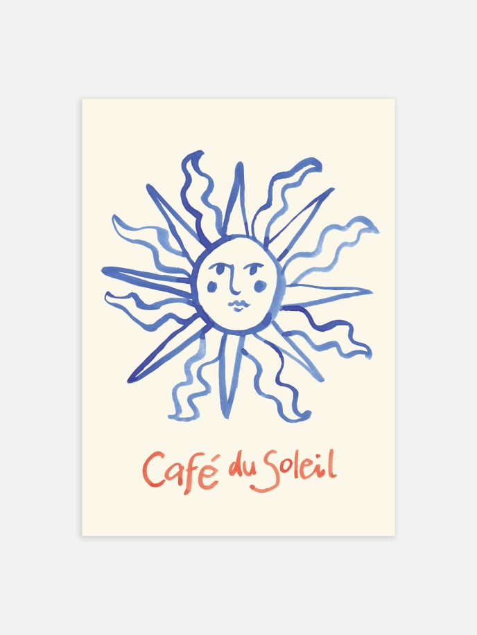 Café du Soleil Plakat