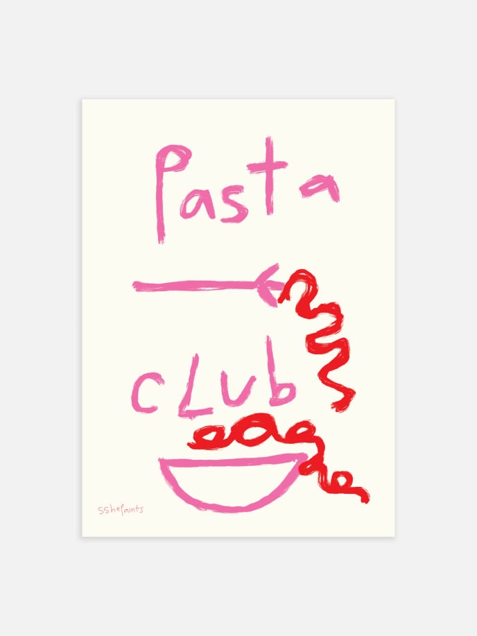 Pasta Club Poster