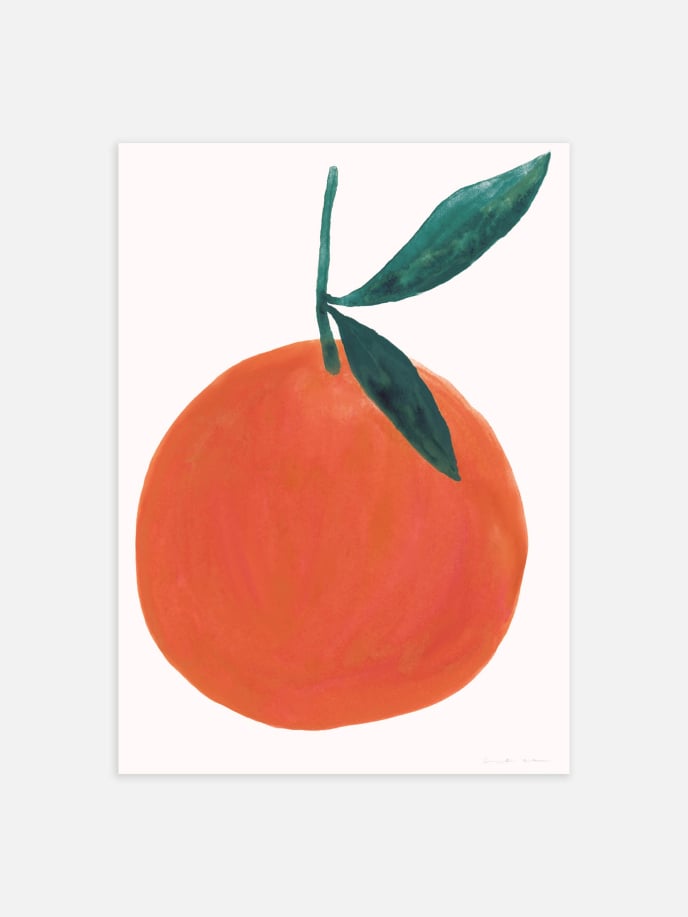 Naranja Plakat