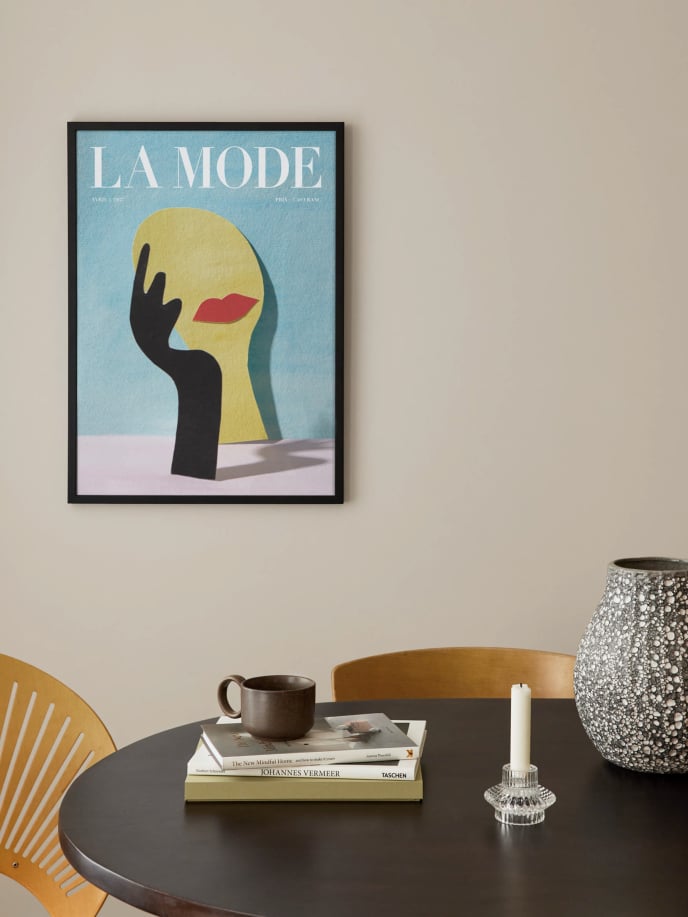 La Mode Yellow Poster