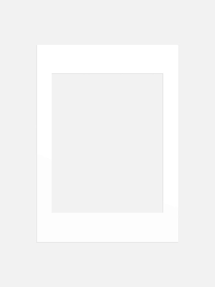 Passepartout Bianco, 50x70